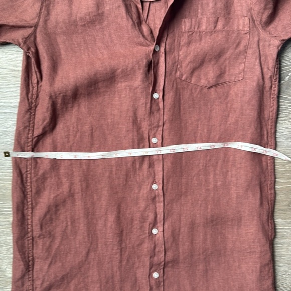 Frank & Eileen | Rory Linen MIDI Dress | Rose | XXS - Picture 9 of 11